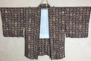 dochougi Kimono Jacke mit komplexem muster