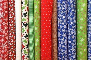 Kimono Stoffe in verschiedenen Farben