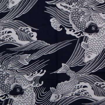 Kimono Herren Karpfen Muster