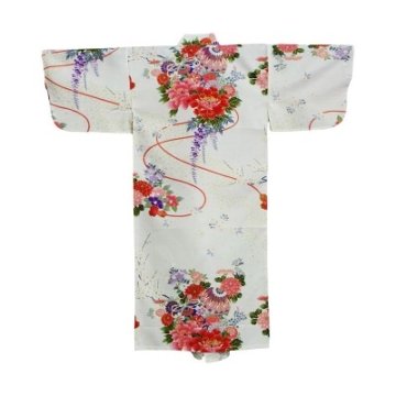 Kinderkimono Suzu Weiß