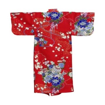 Kinderkimono Suzu Rot